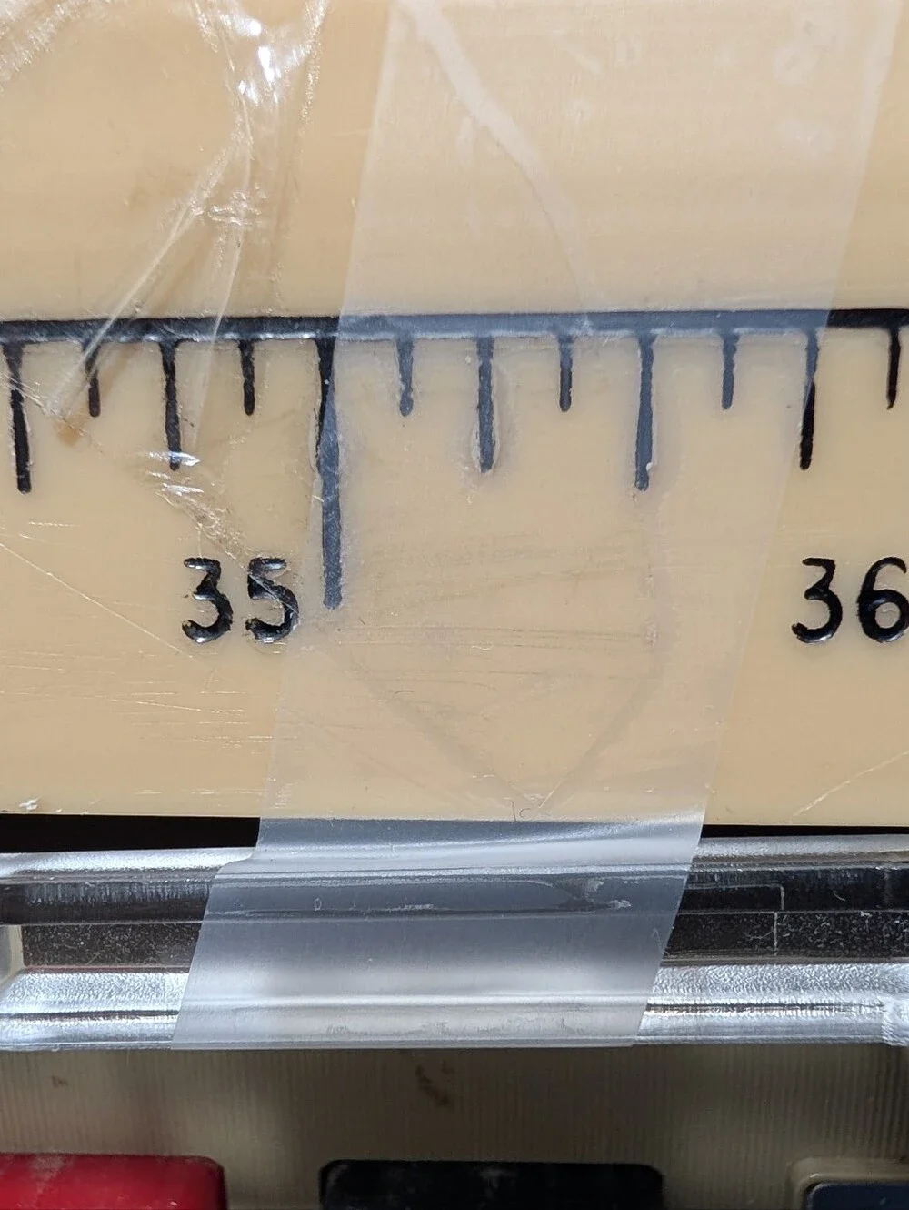 Clear Plastic Bernina Seam Guide